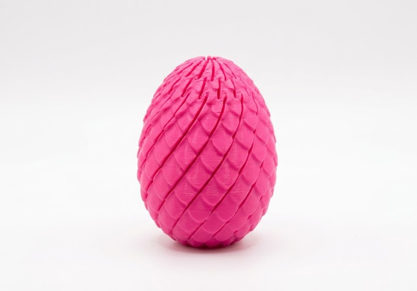 Dragon Fidget Egg in Hot Pink